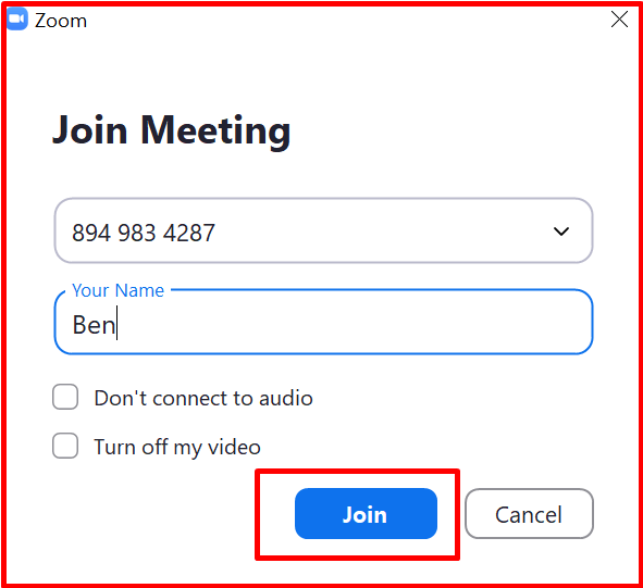 How to Fix Zoom Screen Sharing not Working - Join the meeting again