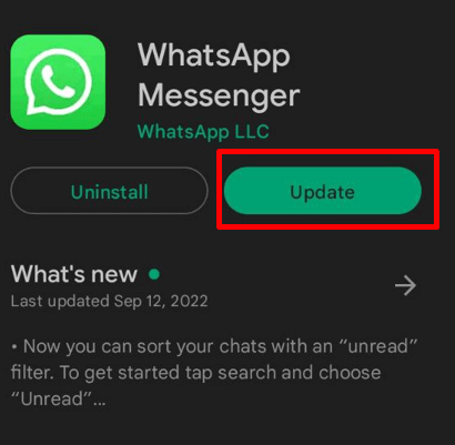 WhatsApp status automatically deleted
